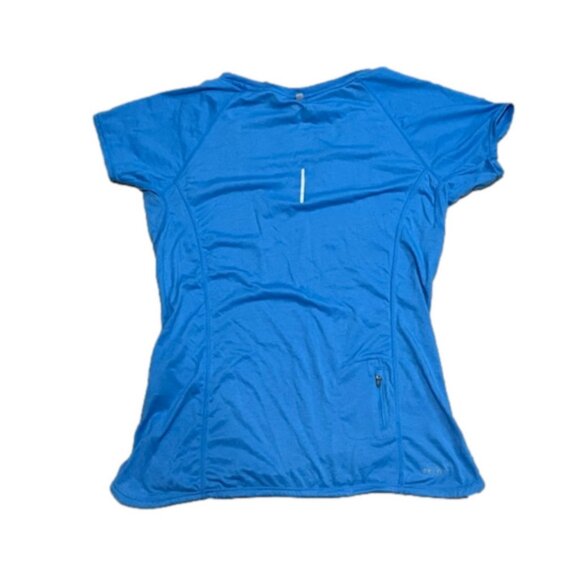 Nike Blue Running Dri Fit T shirt Size Large - Picture 2 of 8